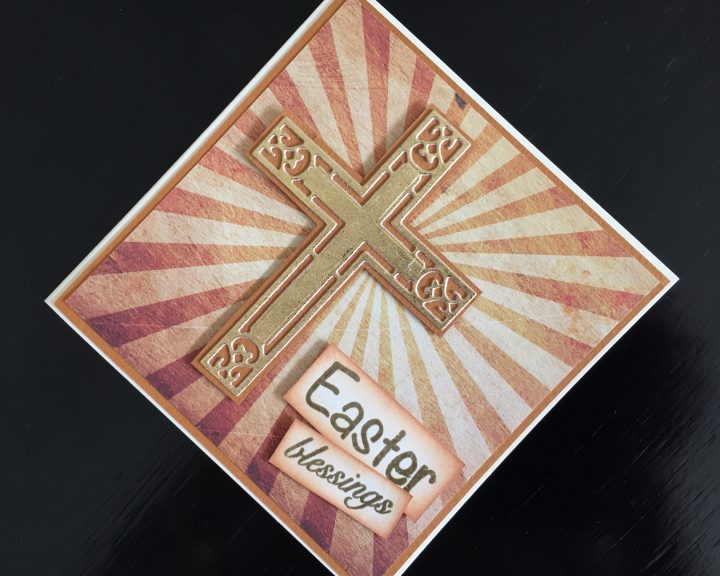 Hand made Easter Blessings card