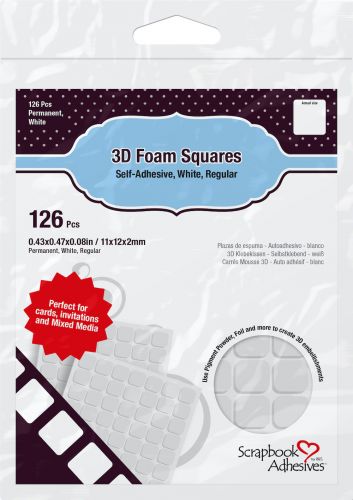 3D Adhesive Foam Squares
