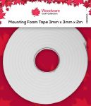3mm x 3mm Adhesive Foam Mounting Tape 