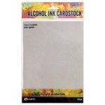 Silver Sparkle Alcohol Ink Card Stock