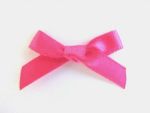 Satin Bows Bright Pink