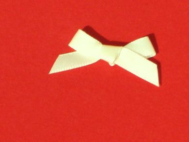 Cream Satin Bows