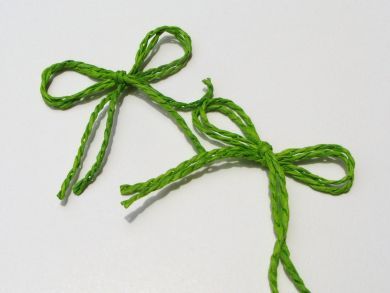 Green Twine Bows