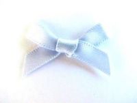 Satin Bows Pastel Blue