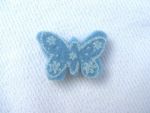 Blue Felt Butterfly