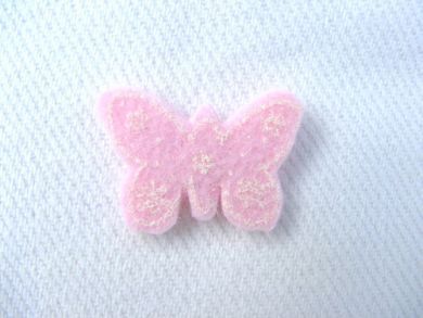 Pink Felt Butterfly