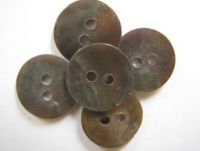 15mm Shell Buttons Grey