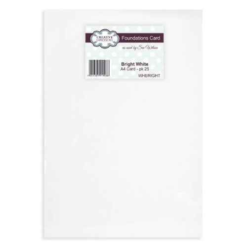 A4 Bright White Card 25 Sheets
