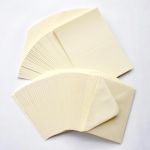 5 x 7 Inch Ivory Blank Cards and Envelopes