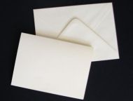 A6 Cream Blank Cards and Envelopes