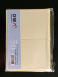 A6 Ivory Blank Cards with Envelopes Bulk Pack