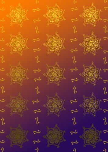 Indian Purple and Orange Background Paper