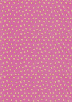 Khaki on Pink Polka Dot Paper