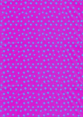 Turquoise on Pink Polka Dot Paper