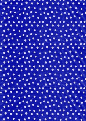 White on Navy Polka Dot Paper