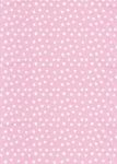 White on Pink Random Polka Dot Paper