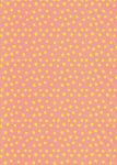 Yellow on Peach Polka Dot Paper