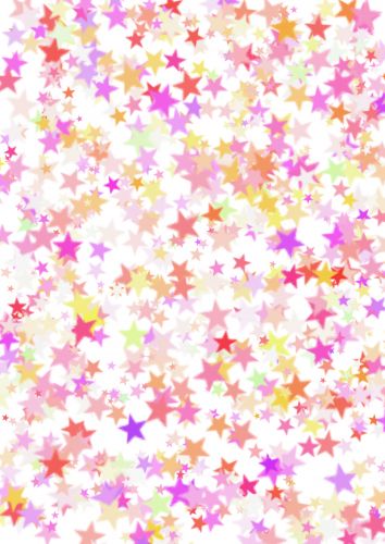 Big Star Scatter Pink