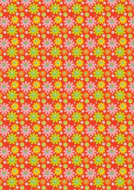 Hot Flowers Background Paper