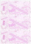 Baby Girl Word Cloud Paper