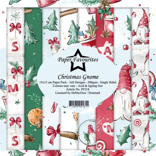 Christmas Gnomes Paper Pad