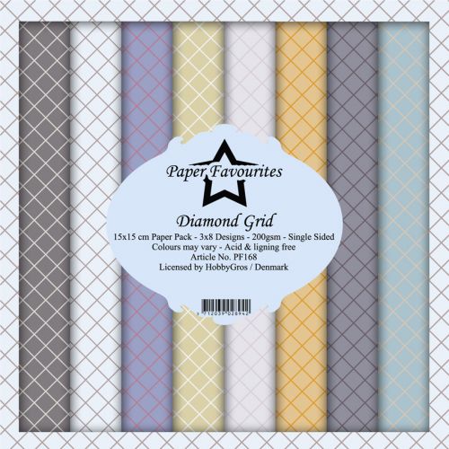 Dixi Craft Diamond Grid 6 x 6 Paper Pad