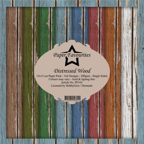 Dixi Craft Distressed Wood 6 x 6 Paper Pad