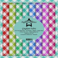 Paper Favourites Gingham Fabric 6 x 6 Paper Pad