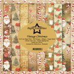 Vintage Christmas Kraft 6 x 6 Paper Pad