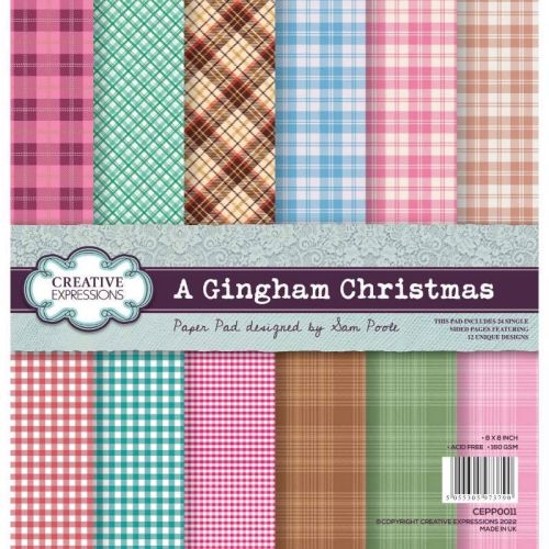 A Gingham Christmas 8 x 8 Paper Pad