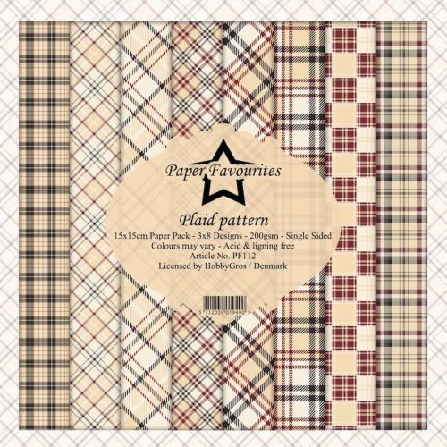 Tartan Plaid Pattern 6 x 6 Paper Pad 