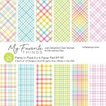 Pretty In Plaid Pastel Tartan Paper Pad