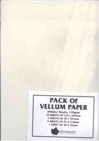 Pure White Vellum Paper Pack