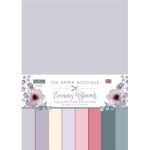Evening Blooms A4 Coloured Card Pack