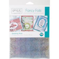 Gina K Fancy Foil Sparkling Silver