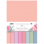 Summertime Blooms A4 Coloured Card Pack