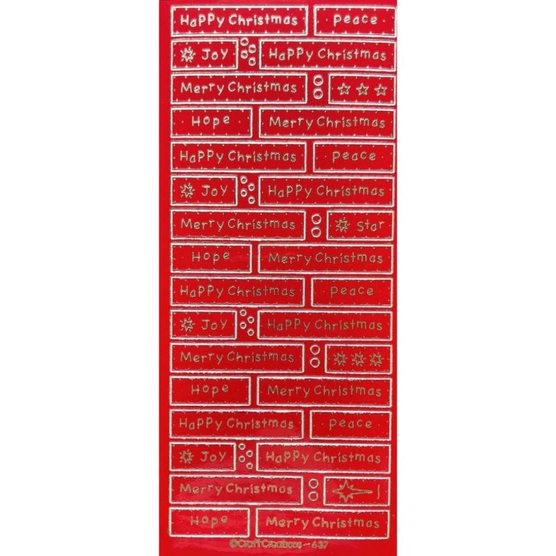 Christmas Peel Off Stickers  Wild Warehouse