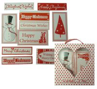 Scandinavian Style Christmas Words and Toppers