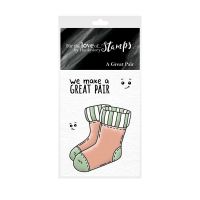 Pocket Sized Puns We Make A Great Pair Clear Stamp Set