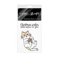 Pocket Sized Puns Christmas Wishes From Meow To You Clear Stamp Set