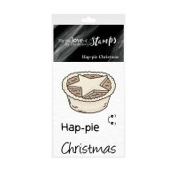 Pocket Sized Puns Hap-pie Christmas Clear Stamp Set