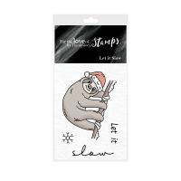 Pocket Sized Puns Let It Slow Clear Stamp Set (OUT OF STOCK)