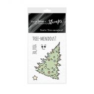 Pocket Sized Puns You're Tree-mendous Clear Stamp Set