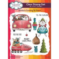 Santas Coming To Town Clear Stamp Set