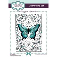 Apple Blossom Flutter Clear Stamp