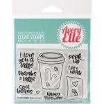 Avery Elle Cool Beans Clear Stamp Set