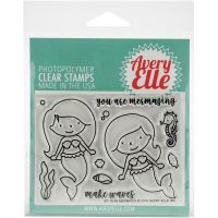 Avery Elle Mermaid Clear Stamp Set