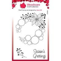 Big Bubble Poinsettia Ring Clear Stamp Set