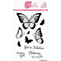 Butterfly Flutters Clear Stamp Set