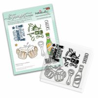 Cheers and Beers Clear Stamp Set